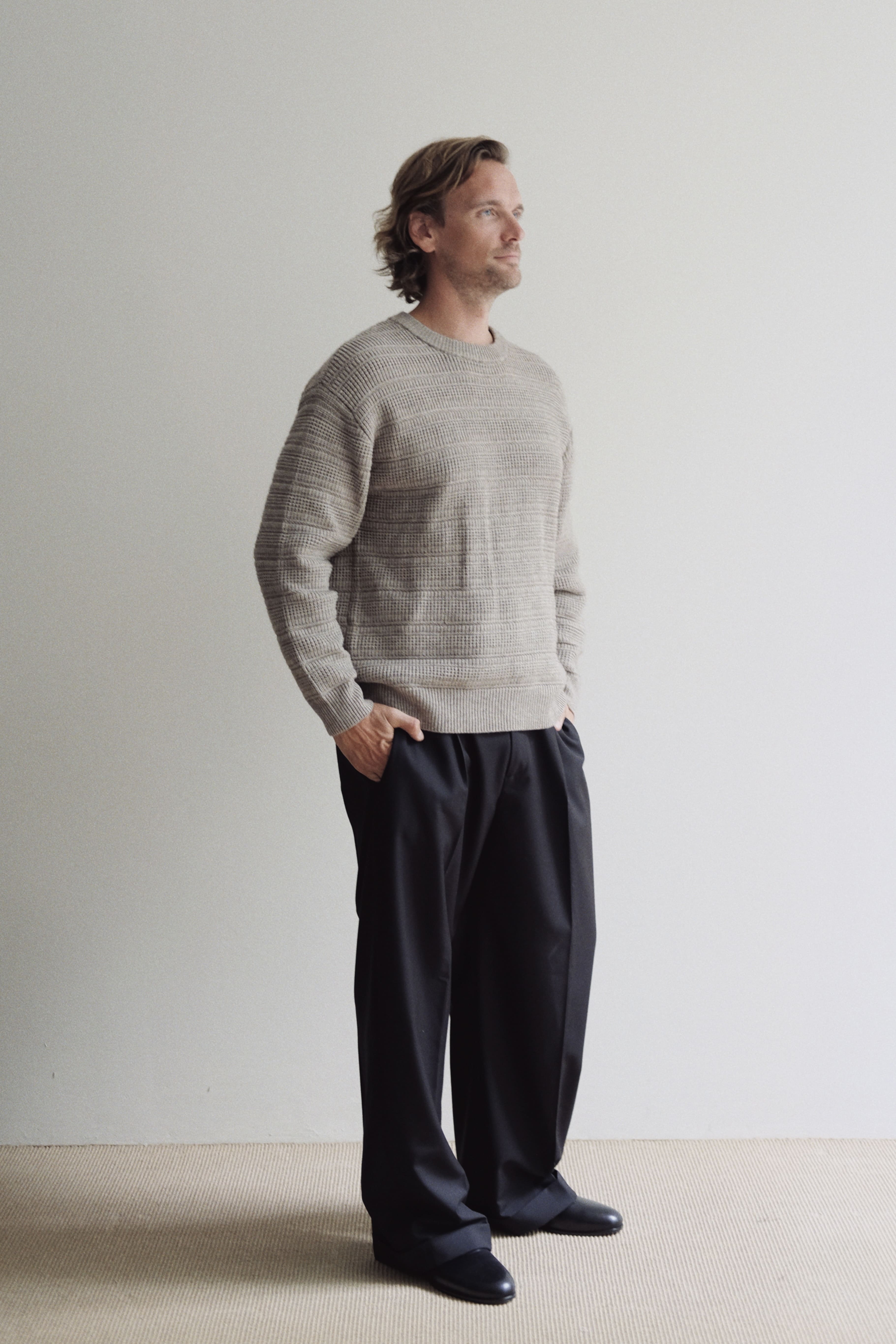 THOMSON SWEATER - LIGHT BROWN