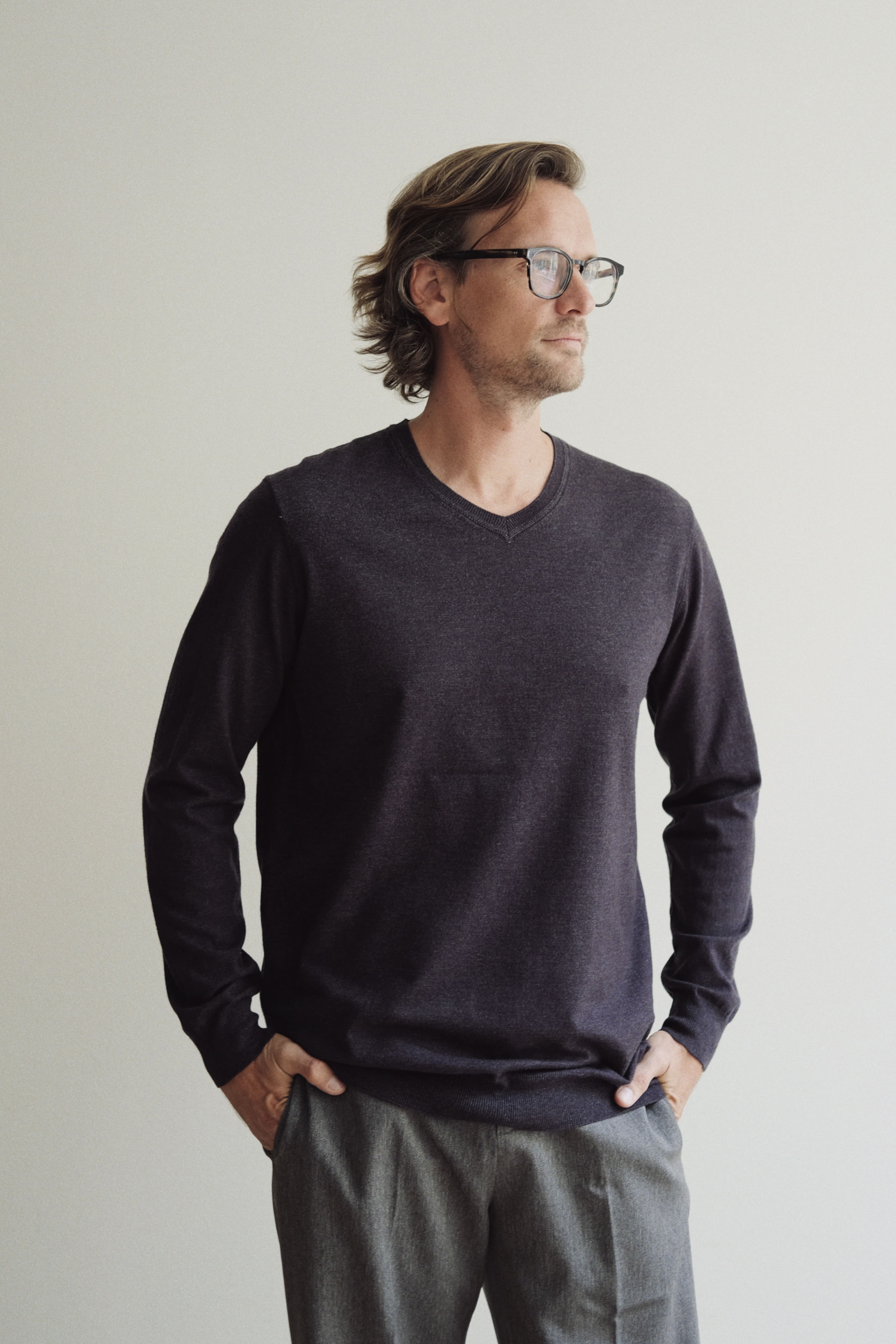 TAR SWEATER - DARK GREY