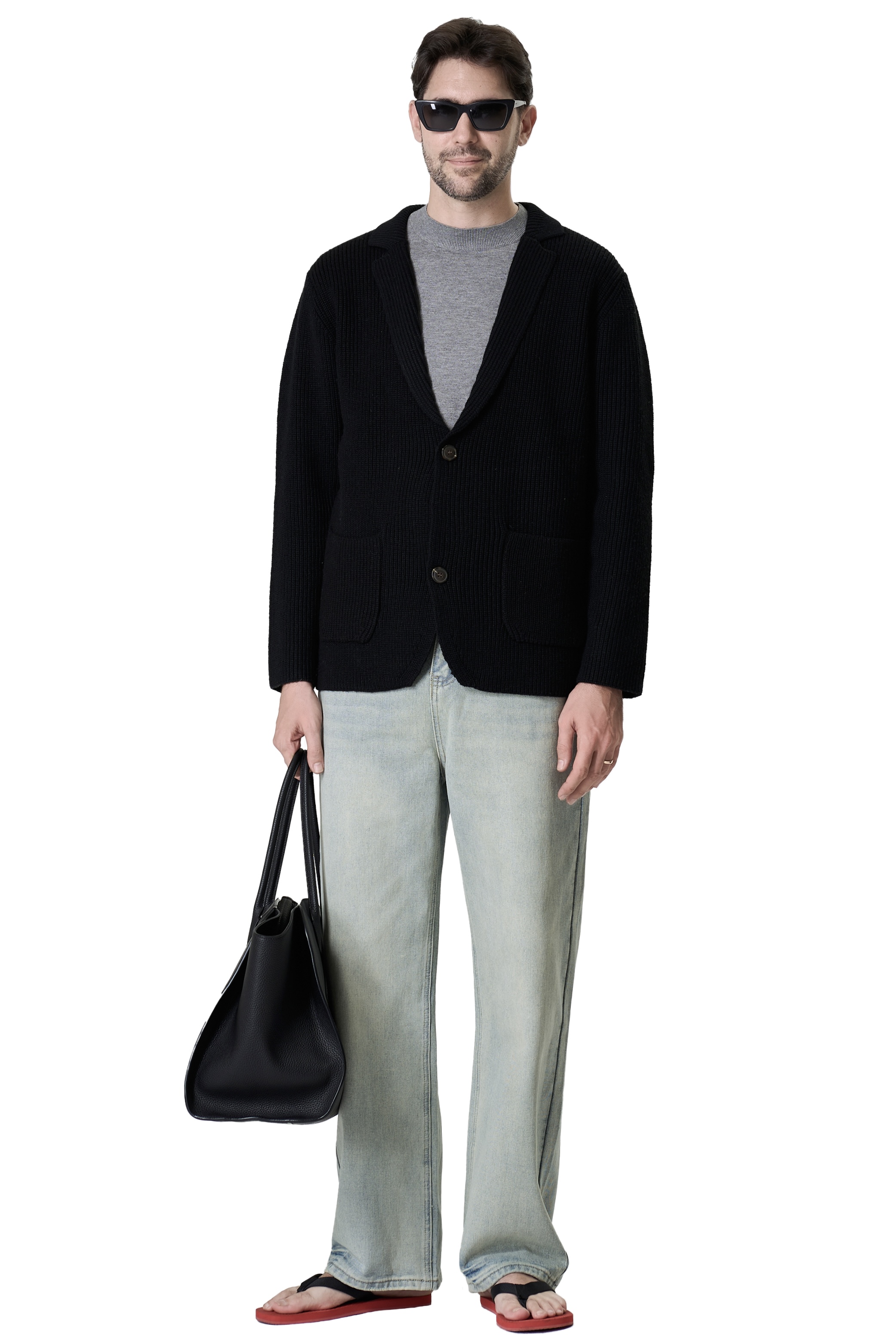 NEWTON CARDIGAN - BLACK 