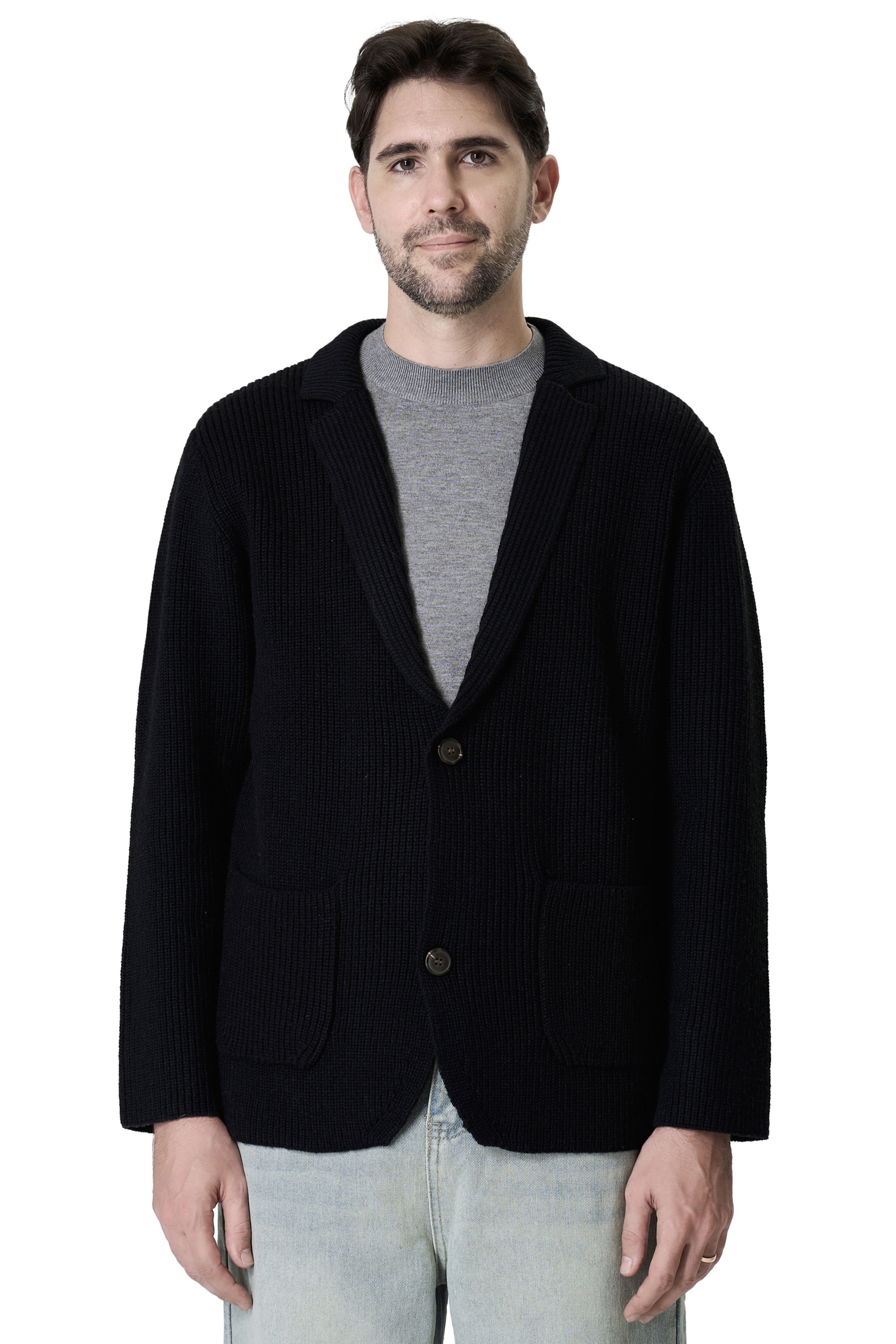 NEWTON CARDIGAN - BLACK 