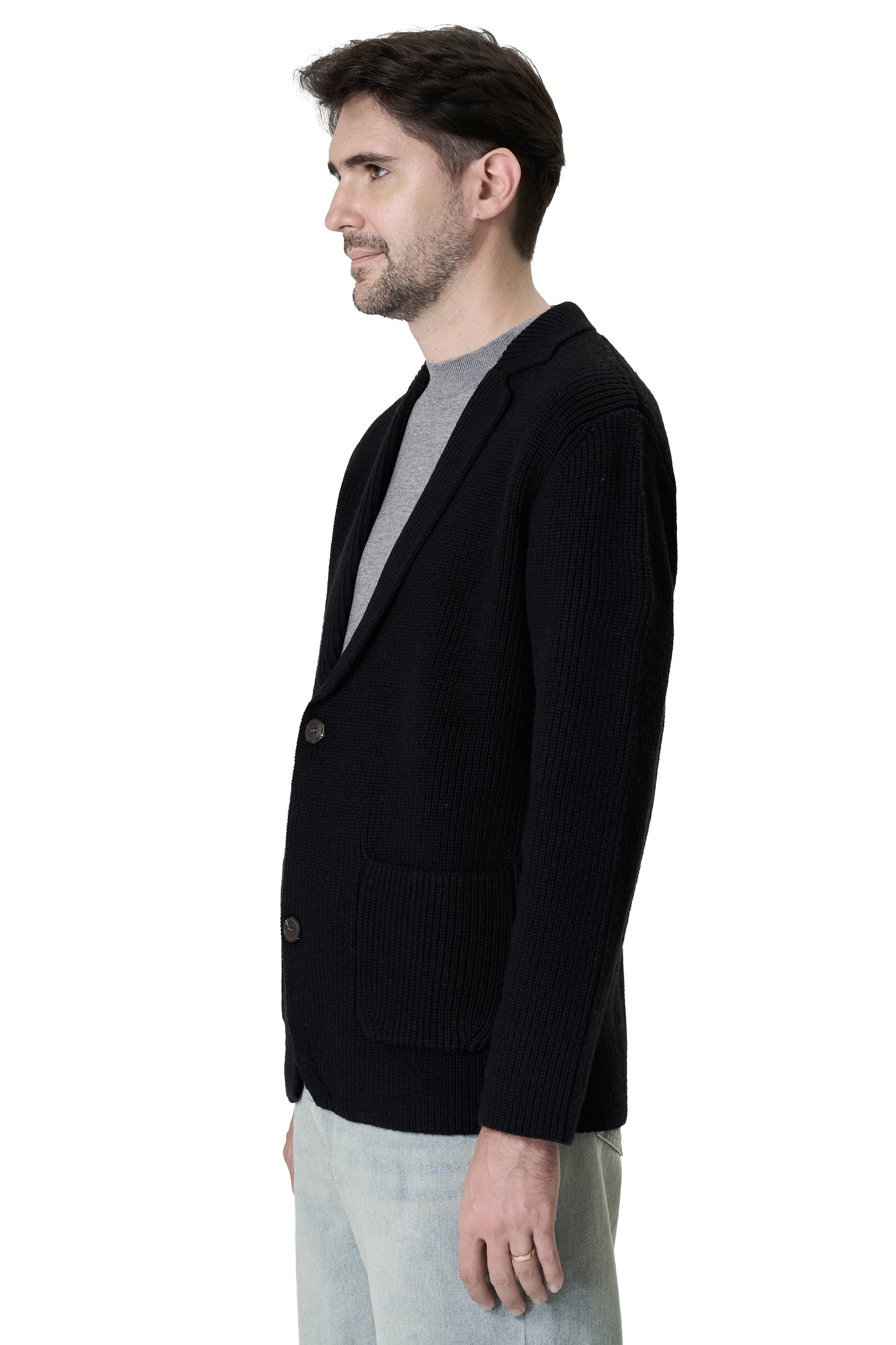 NEWTON CARDIGAN - BLACK 
