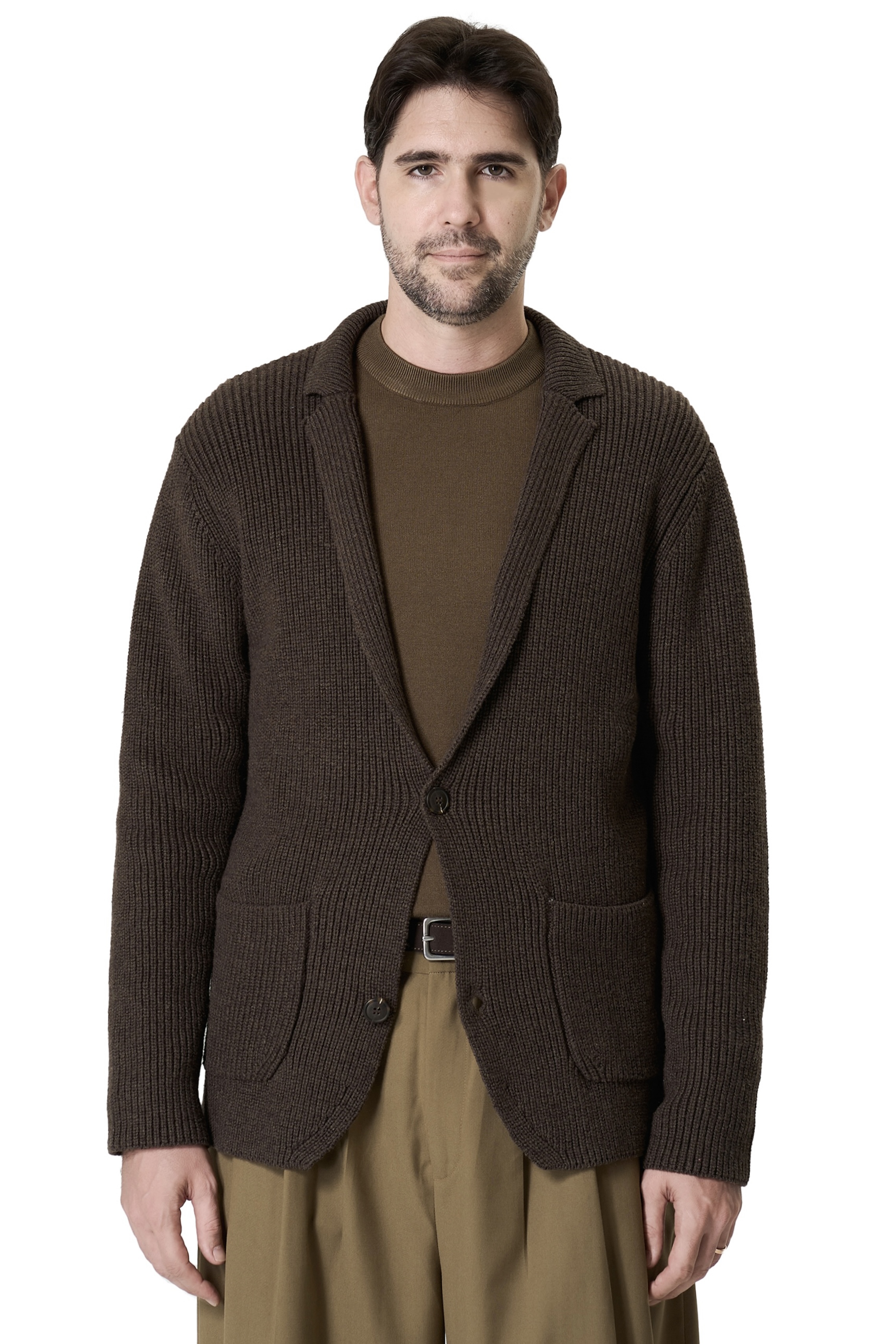 NEWTON CARDIGAN - BROWN