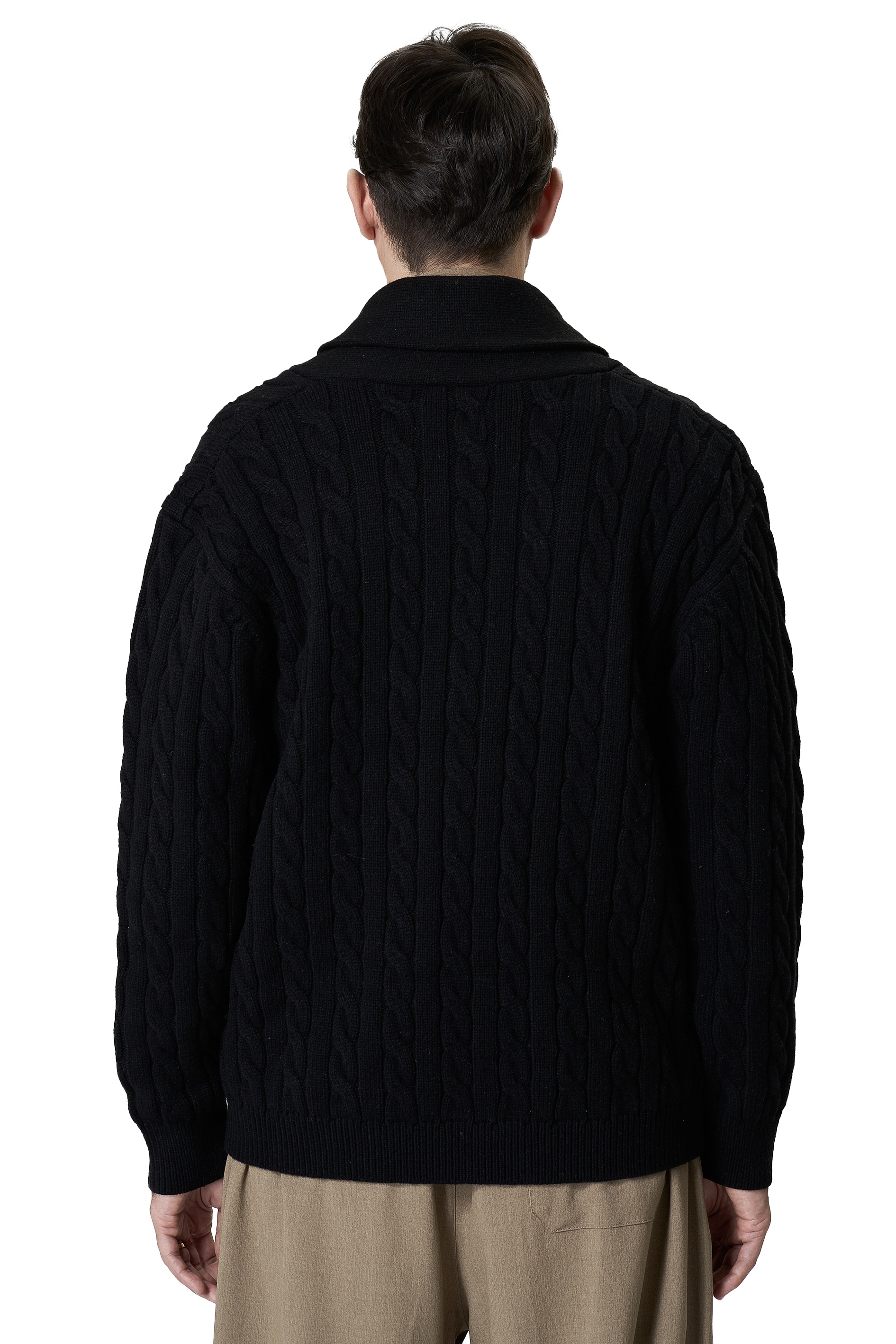 ROWE CARDIGAN - BLACK 