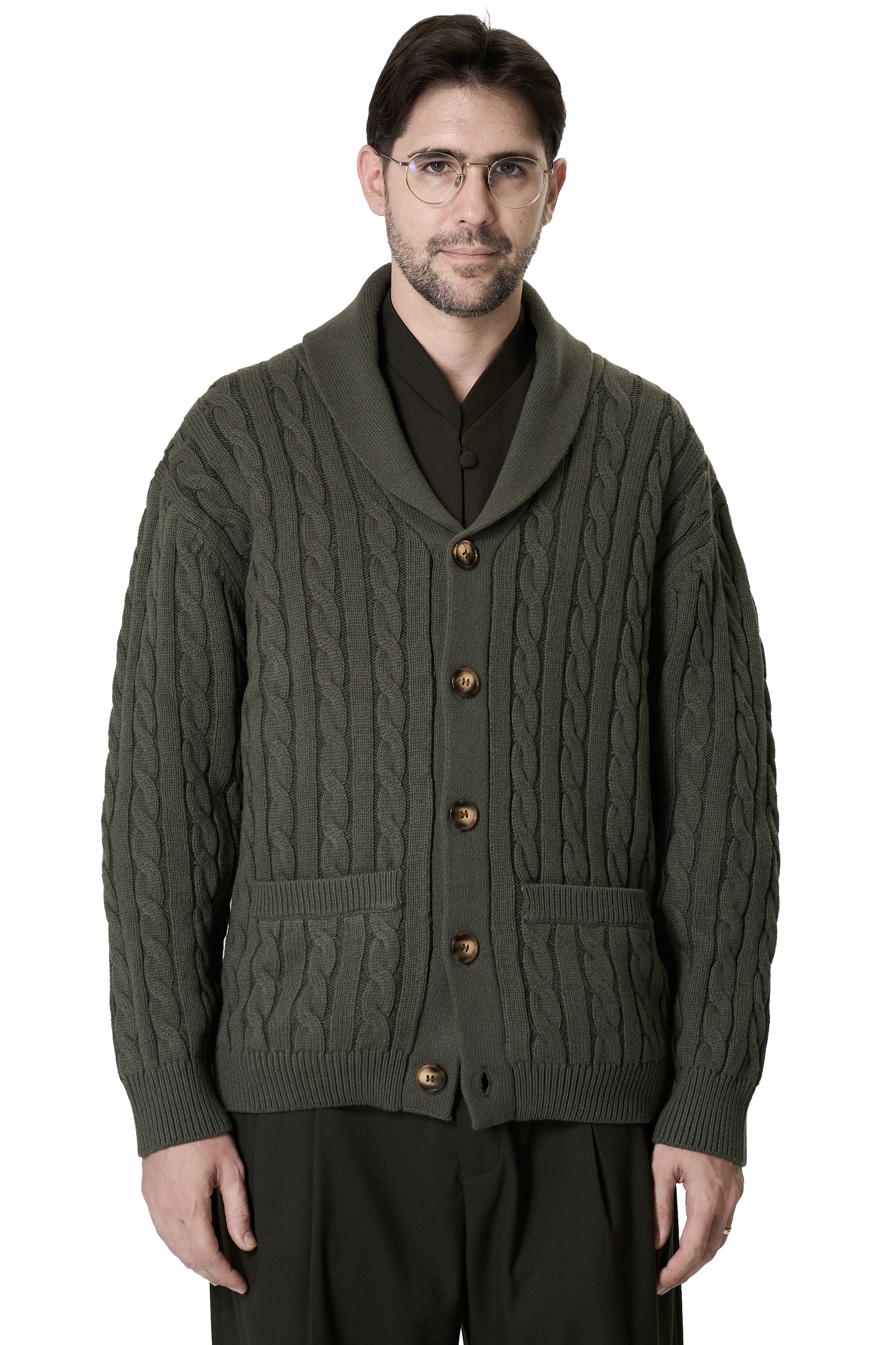 ROWE CARDIGAN - GREEN 