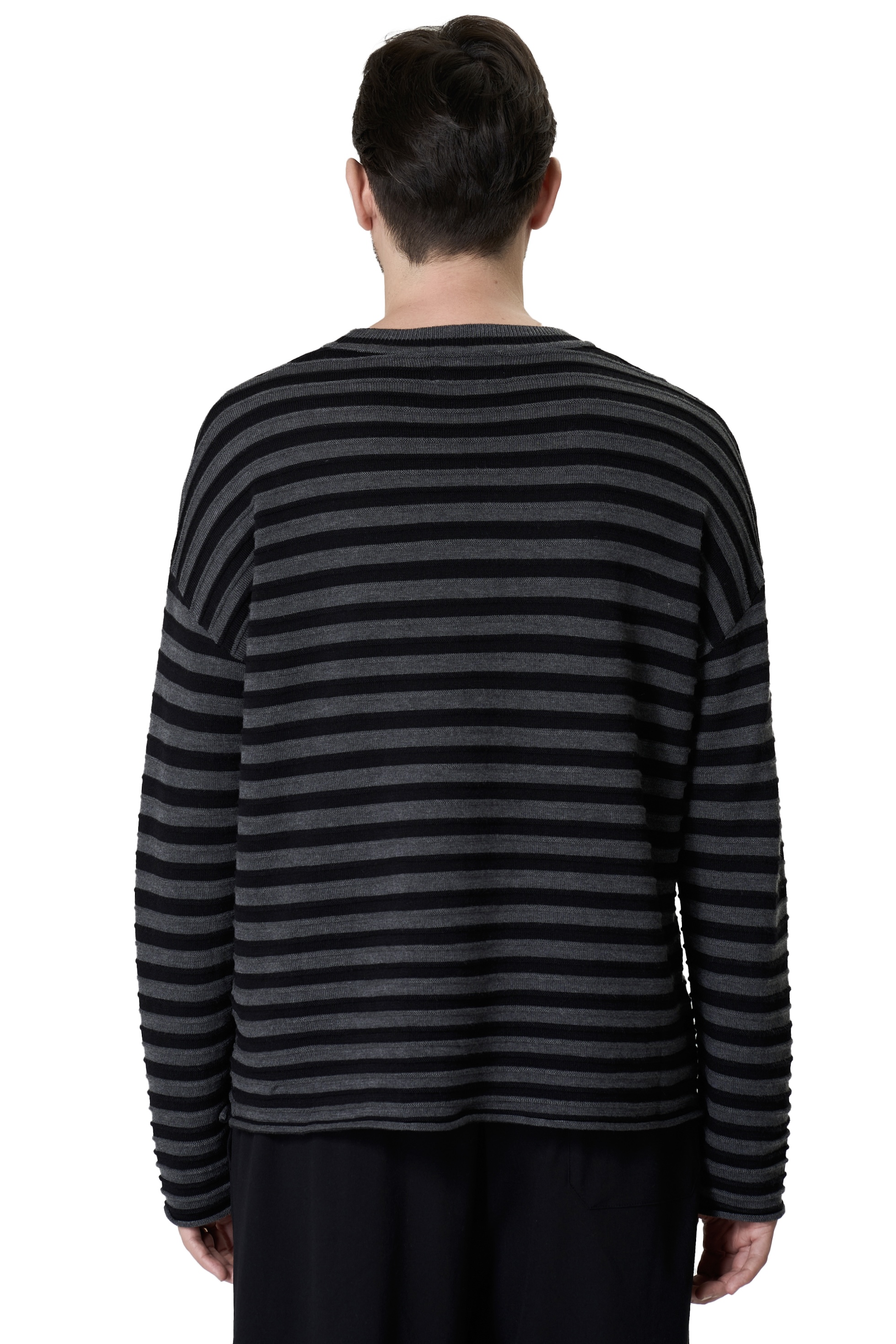 SONI TOP - BLACK AND GREY 