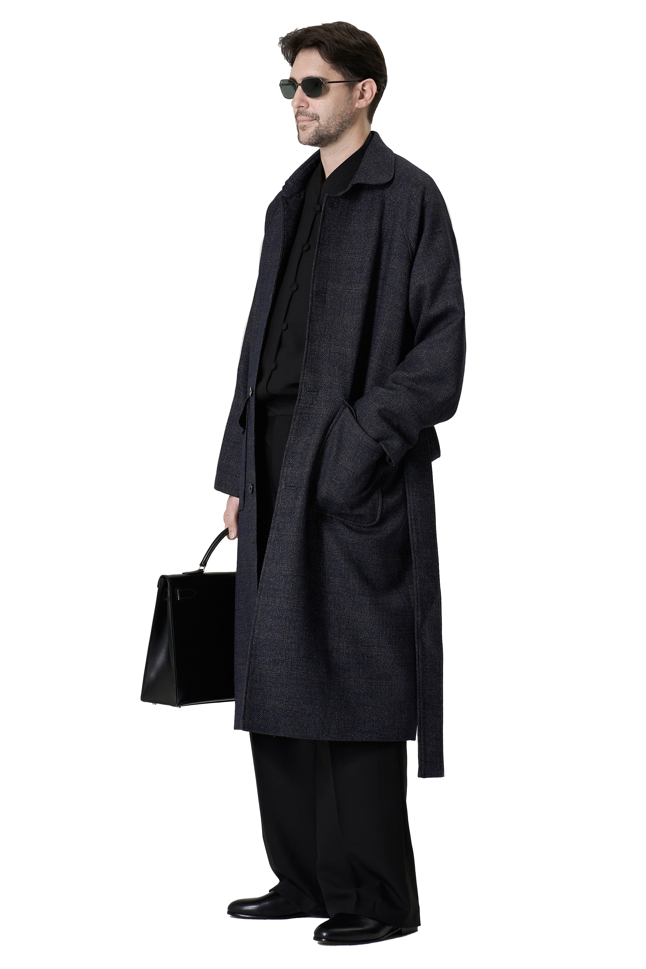 BURNHAM COAT - NAVY 