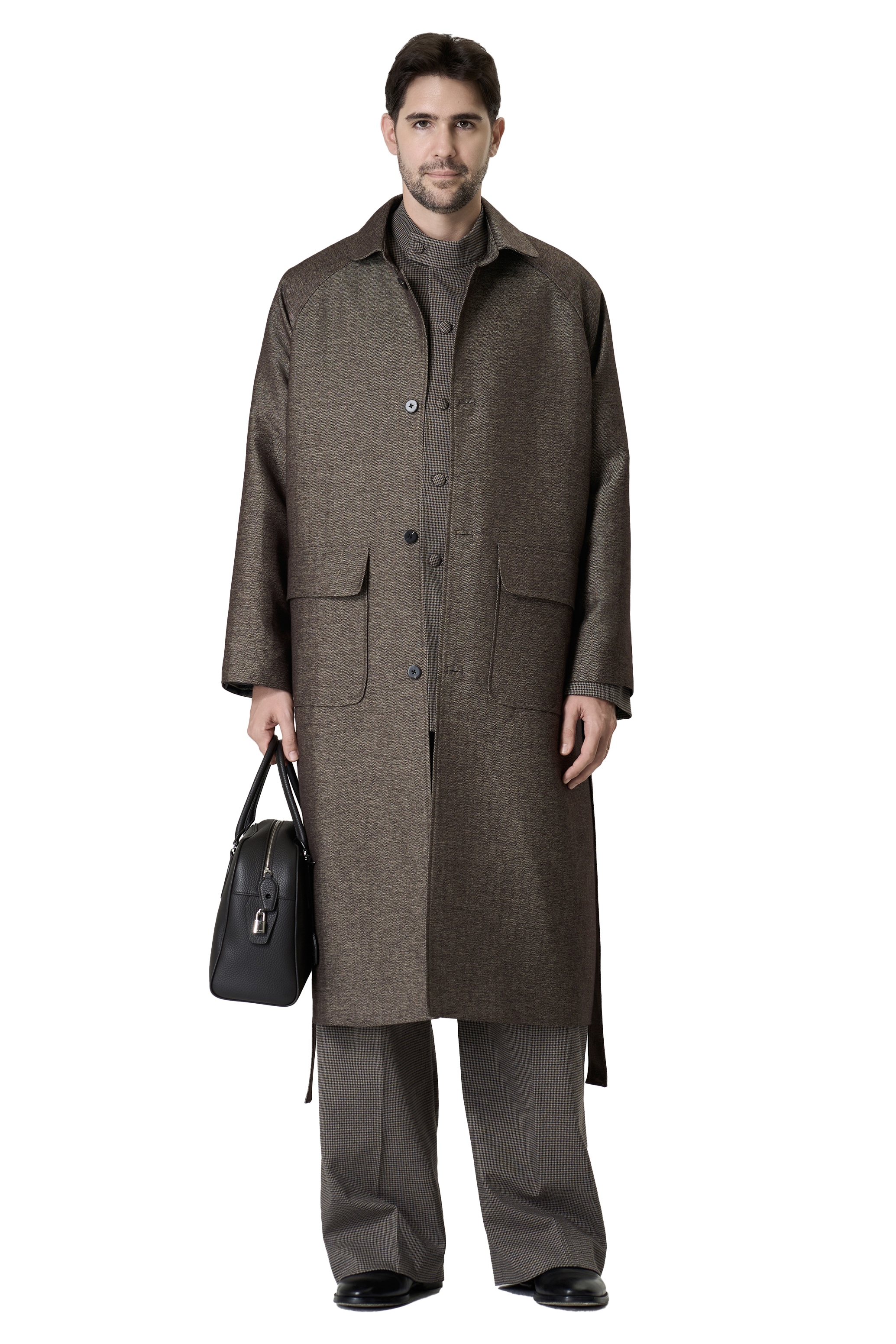BURNHAM COAT - BROWN 