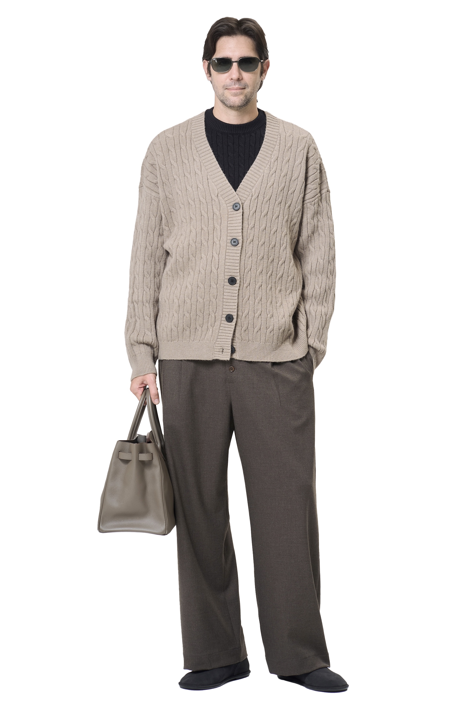 SANDOR CARDIGAN - TAUPE 