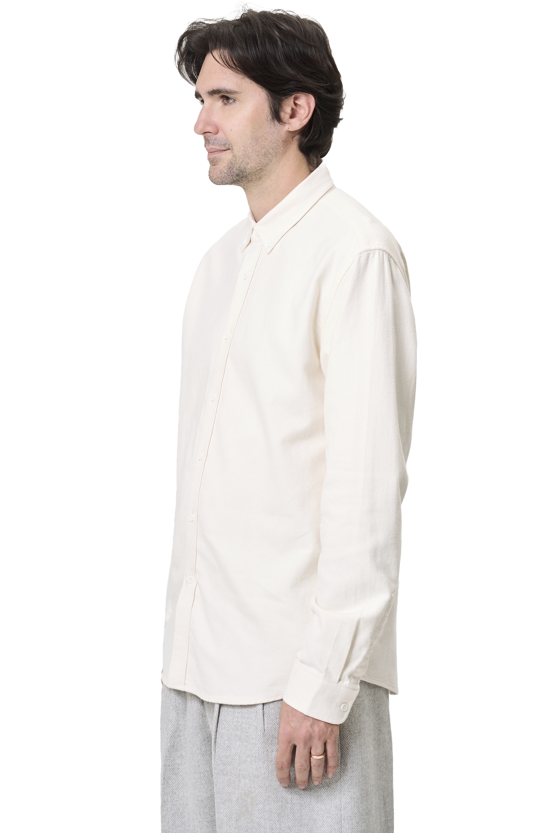 WOODLEN SHIRT - OFF WHITE